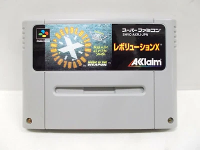 SNES -- REVOLUTION X -- Super famicom. Japan game. 15862 - Image 1 of 4
