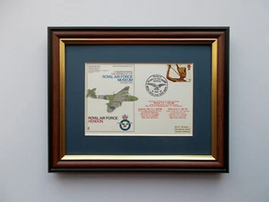 AIRCRAFT FIRST DAY COVER FRAMED - RAF HENDON - Picture 1 of 1