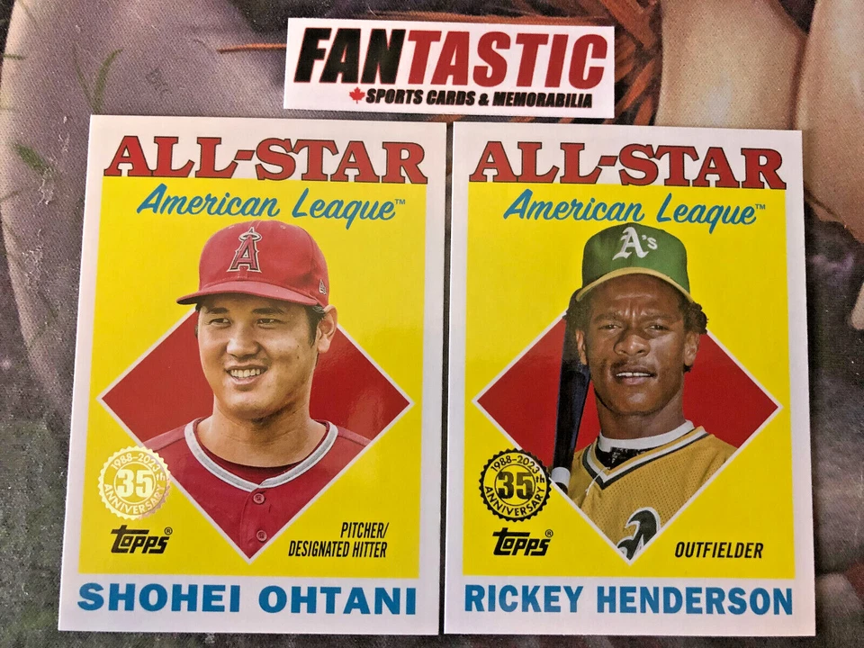 2023 Topps Series 2 1988 Topps ALL-STAR Insert YOU PICK 88AS-1 to 50 inc RC - Image 1 of 3