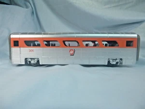 MTH Rail King O Scale 30-6176 O Gauge Pennsylvania Aerotrain Coach Car #306 - Picture 1 of 8