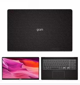 Laptop Sticker Skin Decal Carbon fiber Cover for 2023 LG gram 14 14Z90RSB 14" - Picture 1 of 32