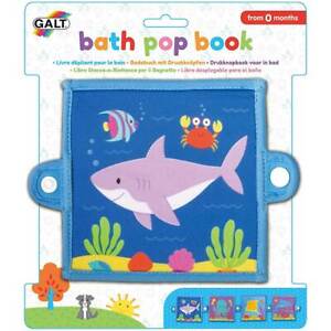 Galt Bath Pop Book Bath Toy Story for Babies Ages 0 Months Plus Machine Washable