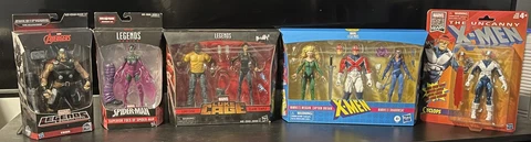 Marvel Legends Lot Sealed ~ Excalibur 3 Pack, Thor, Cyclops, Luke Cage & More Cover