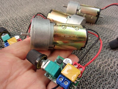 Bühler Getriebemotor 6-15 V DC + Regler, 10-195 rpm bei 15 V, 10-74 rpm bei 6 V - Bild 1 von 4