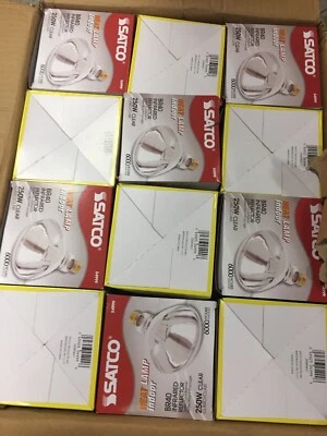 Satco S4999 250W 120V BR40 Infrared Clear Heat Medium Base Light 12 Bulb Bottle - Image 1 of 4