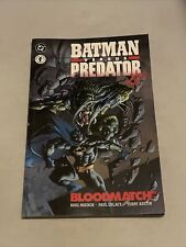 Batman Versus Predator II: Bloodmatch DC/Dark Horse October 1995 1st Ed.