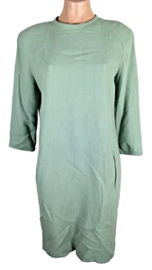 Vestido de cóctel Stanley Platos Martin Ross verde menta trabajo de negocios manga larga 8 - Imagen 1 de 6