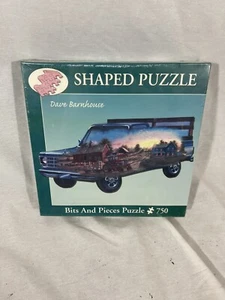 Vintage Dave Barnhouse Jigsaw Puzzle Bits And Pieces Squarebody Truck SEALED - Picture 1 of 2