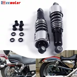 10.5" Lowering Shocks Absorber For Harley Sportster Touring Road Glide 1980-2017 - Picture 1 of 11