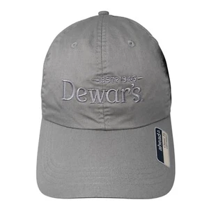 Dewar's Strapback Hat Gray One Size Classic Fit Ahead Lightweight W/Tags - Picture 1 of 9