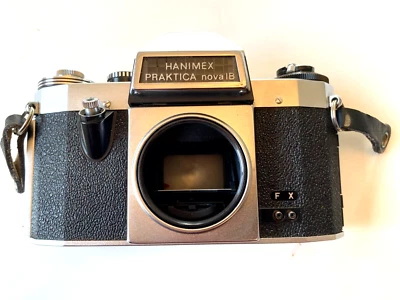 Hanimex Praxis Nova 1B - Alemania Oriental 35 mm cuerpo de cámara, toma lente de montaje con tornillo Foto 1 de 4
