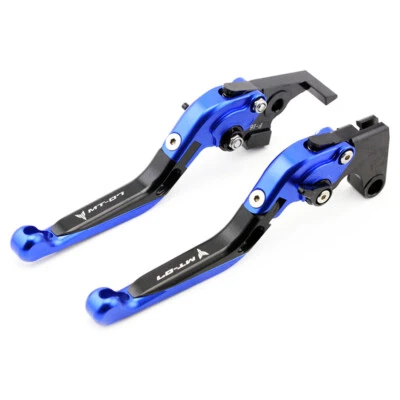 Palancas de embrague de freno extensibles plegables CNC para YAMAHA MT07/FZ07 2014-2022 MT-07 Foto 1 de 4