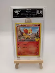 Pokemon Card Fennekin 14/25 Non Holo Mcdonalds 25th Anniversary Get Graded 8.5 - Picture 1 of 3