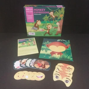 Tiza y Risas EXPRESIONES DE MONO Sentimientos Puzzle Juego Desarrollo Infantil - Imagen 1 de 15