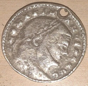 VERY RARE & Silvered Double Diocletian. AD 284-305. Æ Follis Roman Coin w/COA - Picture 1 of 2