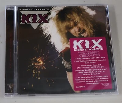 Kix Midnite Dynamite CD new Rock Candy Records remaster Midnight Foto 1 de 2