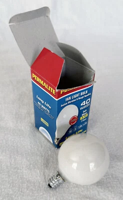 Permalite 40W Ceiling Fan Bulb, Soft White A15 L2994 NEW - Image 1 of 2