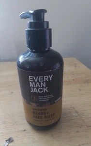 Every Man Jack  Sandalwood Beard & Face Wash Sandalwood 6.7oz - Picture 1 of 1