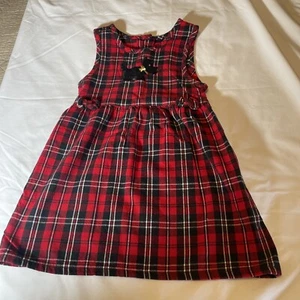 Vintage Healthtex Girl’s Plaid Jumper + Scottie Dog Size 6X - Picture 1 of 4