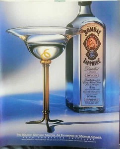 Bombay Sapphire Gin Print Anzeige erschienen 1992 in einer Zeitschrift. - Bild 1 von 1