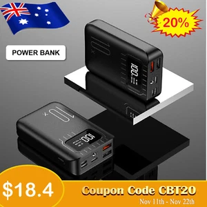 9000000mAh Mini Power Bank Battery USB Portable Charger External Fast Charging - Picture 1 of 11