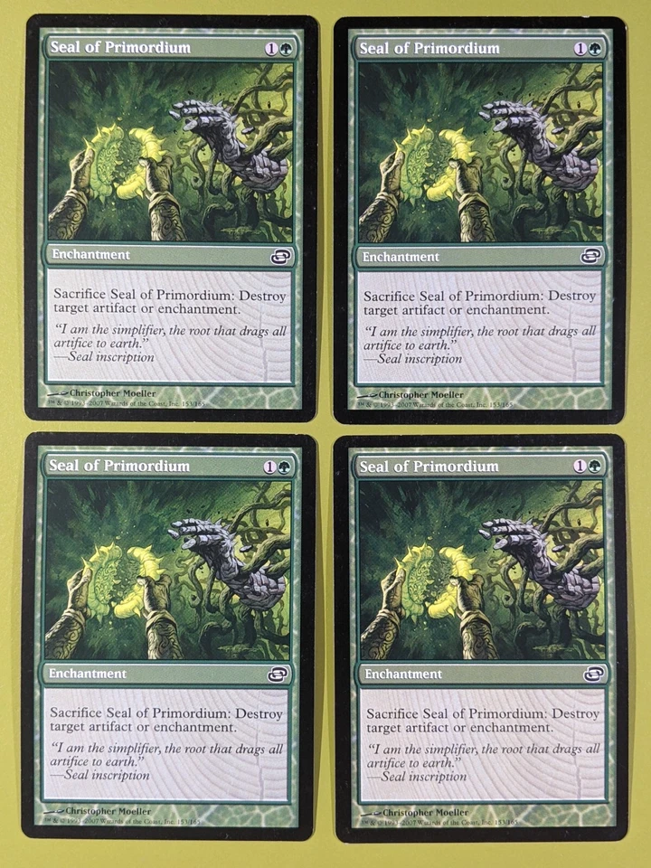 Seal of Primordium x4 Planar Chaos 4x Playset Magic the Gathering MTG - Image 1 of 1