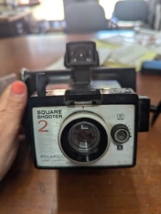 Cámara Polaroid Land Square Shooter 2 vintage años 70 - sin probar - Imagen 1 de 6