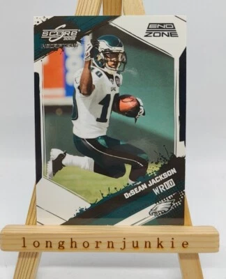 2009 Score Inscriptions End Zone 6/6 Desean Jackson 2nd year PWE Eagles rare - Image 1 of 2