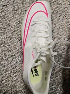 New Nike Air Zoom Maxfly Track Spikes Sail Fierce Pink DH5359-100 Men's Size 9 - Picture 1 of 8