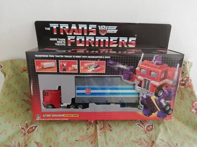 Transformers G1 Commander Optimus Prime Riedizione Nuovo e Sigillato  - Immagine 1 di 4