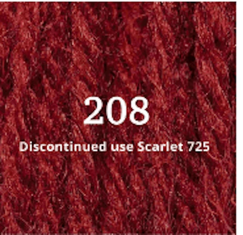 Lana Appleton Crewel - Madeja de 27 yardas - Color rojo llama 208 Foto 1 de 1