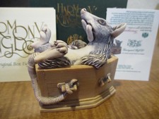 Harmony Kingdom Graveyard Shift V1 Opossum Edition Size 100 Sgn Rare
