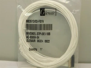 Glenair MWDM2L-37P-6K1-18B / M83513/03-F01N 37P Male Micro D-Sub Connector 18" - Picture 1 of 2