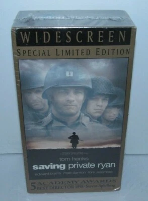Tom Hanks SAVING PRIVATE RYAN VHS Widescreen Special Limited Edition Movie Tape - Image 1 of 2