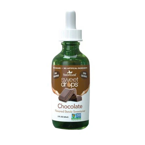 Gotas dulces de hoja dulce chocolate 2 fl oz de Sweetleaf Stevia Foto 1 de 1