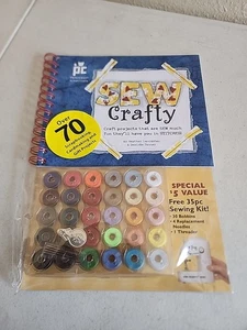 Provo Craft Sew Crafty Sewing Kit: 36 Bobbins 4 Replacement Needles 1 Threader - Picture 1 of 4