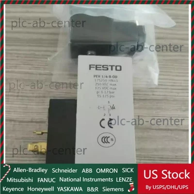 New PEV-1/4-B-OD Festo 175250 Pressure switch Fast Shipping - Image 1 of 4