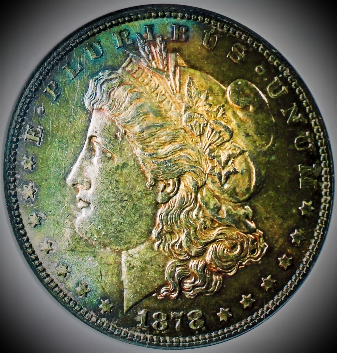 1878 8TF モルガンダラー NGC MS63 Morgan 銀貨　発行初年 1878 8TF Morgan Silver Dollar Coin NGC MS63+ (Redfield Hoard