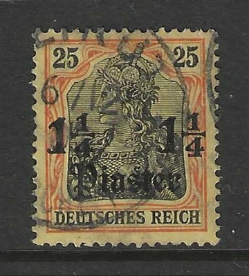 Alemania 1907 oficinas en TURQUÍA 11/4 Piaster Germania emisión usada BEIRUT $19,00 Foto 1 de 2