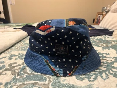 Polo Ralph Lauren 2016 Rio Olympic Reversible Bucket Hat Size Large / Xl - Image 1 of 4