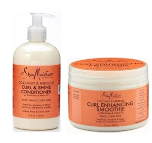 Shea Moisture Coconut Hibiscus Smoothie + Conditioner - For Curly Hair - Picture 1 of 1