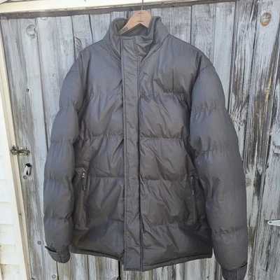 Мужская куртка-пуховик размер средний серый зимнее утепленное пальто от Canyon River Blues - Изображение 1 из 4