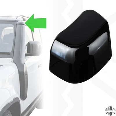 Tapa superior negra brillante de snorkel para Land Rover Defender L663 sombrero de admisión de aire elevado - Imagen 1 de 4