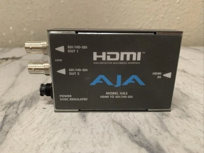 AJA, HA5 HDMI to SD/HD-SDI Video and Audio Converter. - Image 1 of 4