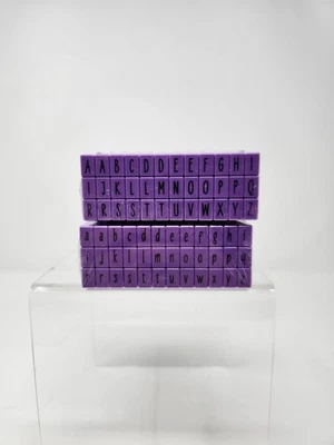 Juego de alfabeto superior inferior PEGZ MaxStamp LiebeErika LIEBEERIKA SELLO CLICABLE Foto 1 de 4