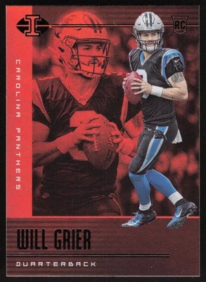 Will Grier 2019 Panini Illusions Trophy Collection Orange Rookie #96 - Image 1 of 2