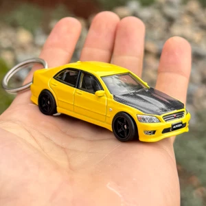 1998 Toyota Altezza Yellow Keychain Keyring Accessories Mini JDM Car Charm - Bild 1 von 7