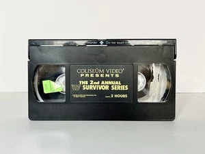 WWF WWE The 2nd Annual Survivor Series 1988 VHS Coliseum Video Home NO SLEEVE - Picture 1 of 5