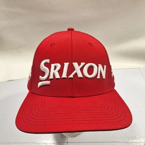 Tour Srixon-Cleveland Mesh Golf Men's Adjustable Hat SnapBack Red - Picture 1 of 6