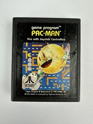 Atari 2600 Game Program Pac-Man cx2646 1981 video game Cartridge only  - Image 1 of 4